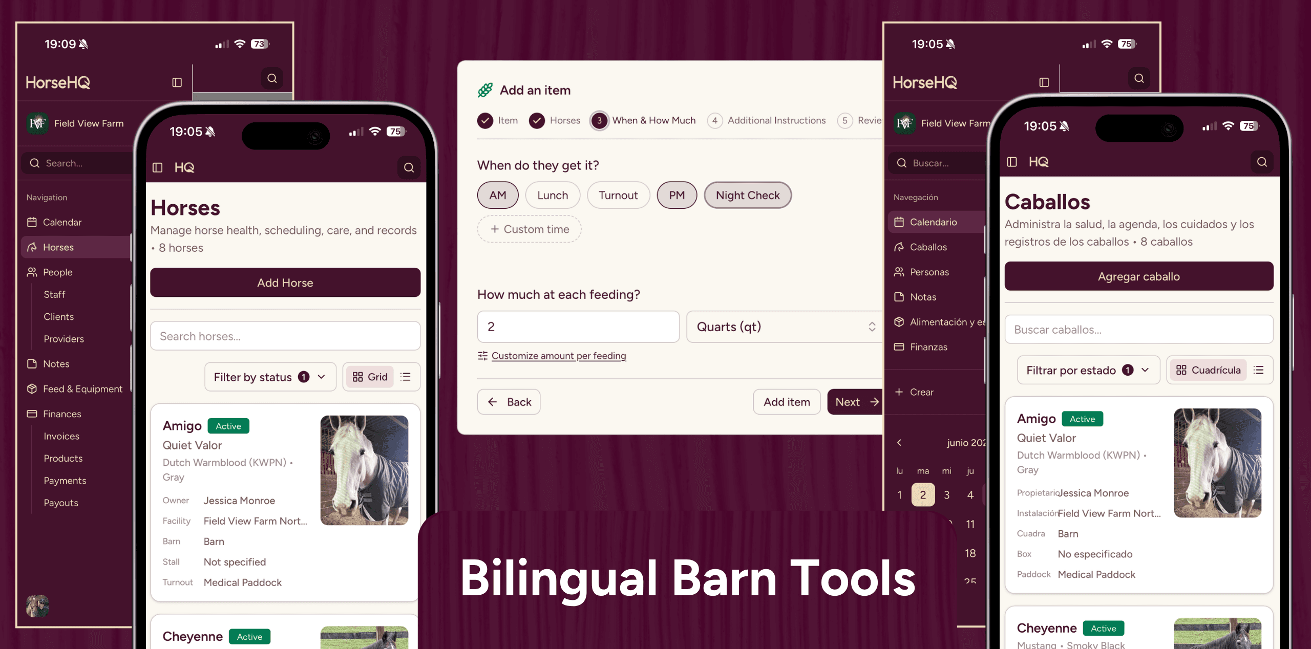 Bilingual Barn Tools